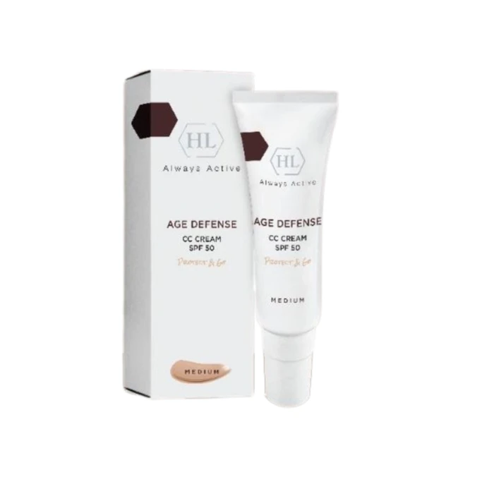 קרם CC מדיום SPF50 to go מסדרת אייג' דיפנס HL