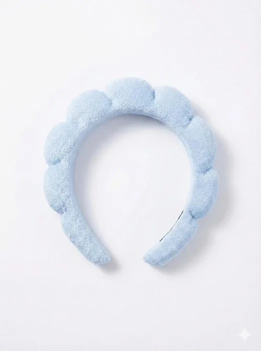 קשת סרט מרופד מפנק לניקוי פנים / מריחת מסכות