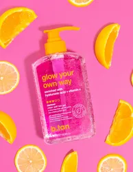 glow your own way - ג'ל משזף +כפפה מתנה
