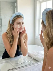 קשת סרט מרופד מפנק לניקוי פנים / מריחת מסכות