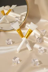 מברשות סיליקון מקצועיות למריחת מסכות ופילינג