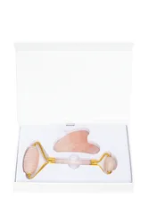  
סט רולר וגואה־שה מאבן רוז קוורץ – לעיסוי, חיטוב ופינוק בעור הפנים
 
 